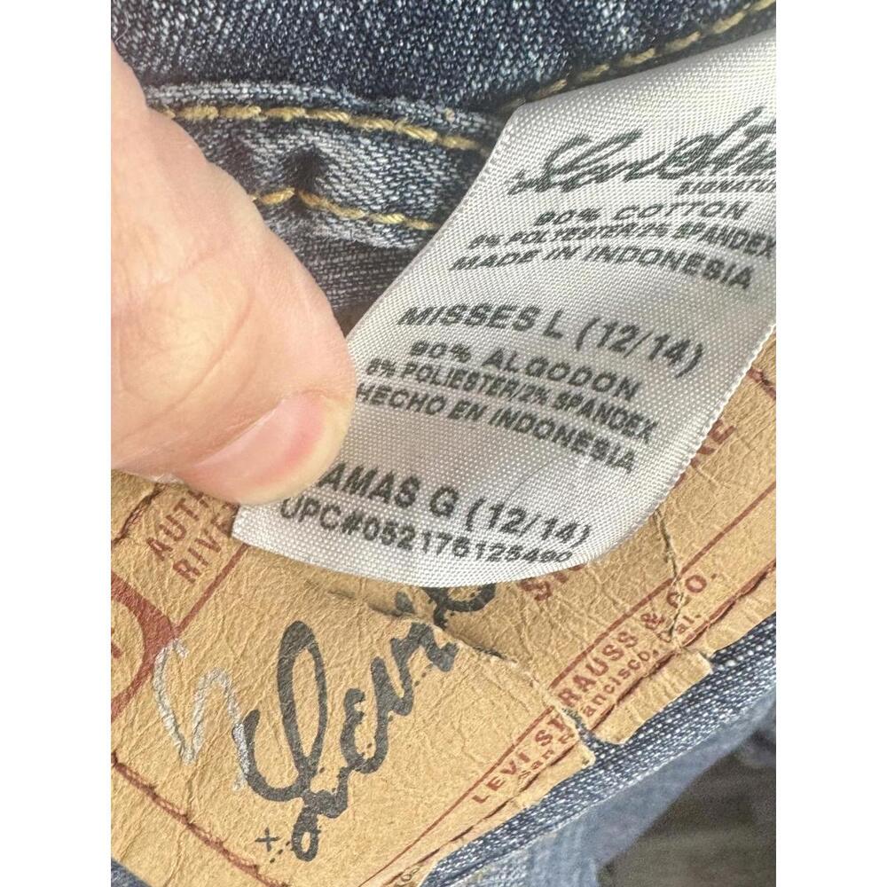 two face threads upcycled levi’s denim jacket int… - image 7